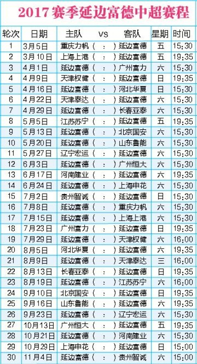 2016中超17轮 录像回放 2016中超赛程表